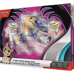 [FORHÅNDSBESTILLING] – Pokémon ex Box: Mimikyu ex (4 Boosters)