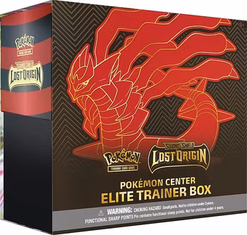 ​[BESTILLINGSVARE] – Pokémon S&S: Lost Origin – Pokémon Center Elite Trainer Box (ETB) – Giratina (Skadet Emballasje)