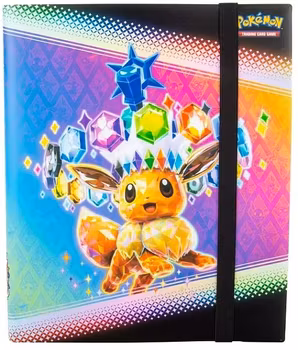 ​[BESTILLINGSVARE] – Pokémon S&V: Prismatic Evolutions – Stellar Tera Eevee 9-Pocket PRO-Binder