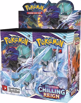 ​[BESTILLINGSVARE] – Pokémon S&W: Chilling Reign Booster Box (36 pakker)