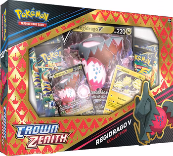 ​[BESTILLINGSVARE] – Pokémon Crown Zenith: Regidrago V Collection