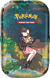 ​[BESTILLINGSVARE] – Pokémon Crown Zenith Mini Tin: Marnie & Morpeko