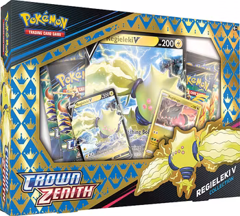 ​[BESTILLINGSVARE] – Pokémon Crown Zenith: Regieleki V Collection