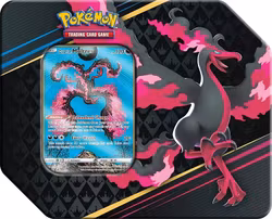 [FORHÅNDSBESTILLING] – Pokémon Crown Zenith: Galarian Moltres Collector's Tin (USA Version – 5 Boosters)