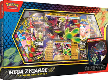 ​[BESTILLINGSVARE] – Pokémon: Mega Zygarde ex Premium Collection (8 Boosters!)