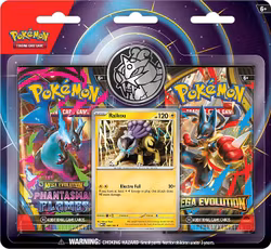 ​[BESTILLINGSVARE] – Pokémon Raikou 2-Pack Blister (Wide) – Sjelden utgave