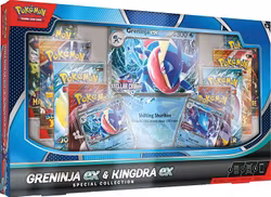 [BESTILLINGSVARE] – Pokemon ex Box: Greninja ex & Kingdra ex Special Collection (8 Boosters)