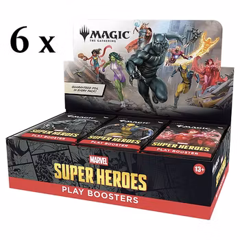 [Pre-order / SALE] – MTG: Marvel Super Heroes – Play Booster Case (6 Displays)