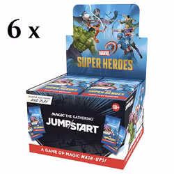 [Pre-order / SALE] – MTG: Marvel Super Heroes – Jumpstart Booster Case (6 Displays)
