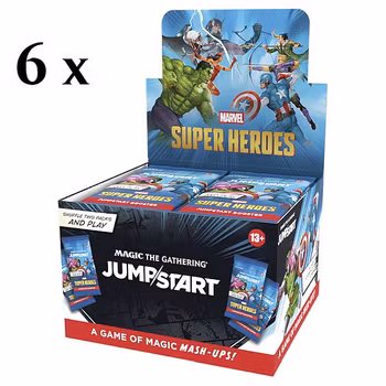[Pre-order / SALE] – MTG: Marvel Super Heroes – Jumpstart Booster Case (6 Displays)