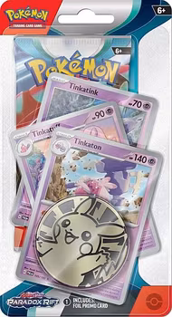 Pokémon 1-Pack Premium Checklane Blister: Paradox Rift (Tinkaton Line)