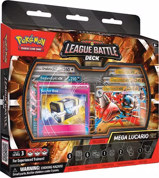 [BESTILLINGSVARE] – Pokémon League Battle Deck: Mega Lucario ex (2026)