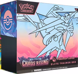 [BESTILLINGSVARE] – Pokémon ME04: Chaos Rising – Pokémon Center Elite Trainer Box (ETB) (Mega Greninja/Mega Fennekin)