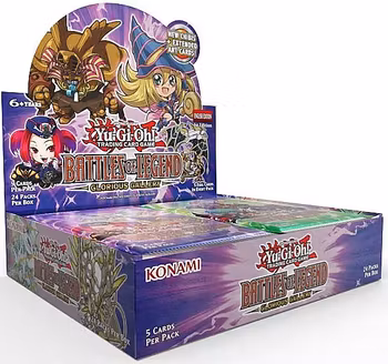 [PRE-ORDER] – Yu-Gi-Oh! Battles of Legend: Glorious Gallery Booster Display (Box med 24 Pakker)