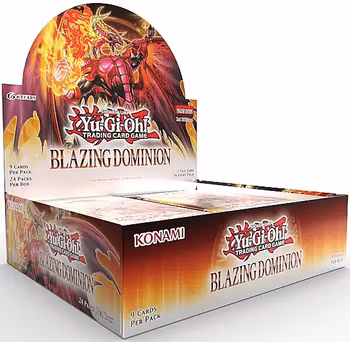 [BESTILLINGSVARE] – Yu-Gi-Oh! Blazing Dominion Booster Display (Boks med 24 Pakker)