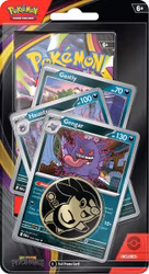 [PRE-ORDER] – Pokémon TCG: ME05 Pitch Black – 1-Pack Premium Checklane Blister (Gengar Line Promos)