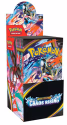 [BESTILLINGSVARE] – Pokémon TCG: ME04 Chaos Rising – Half-Size Booster Box Display (18 Boosters) *Risk of allocation*