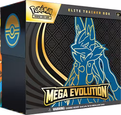 [BESTILLINGSVARE] – Pokémon Mega Evolution: Base Set Elite Trainer Box(ETB) (Mega Lucario/Riolu)