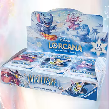 [BESTILLINGSVARE] – Disney Lorcana TCG: Set 11 - Winterspell - Booster Display (Box med 24 Pakker)