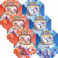 [BESTILLINGSVARE] – Pokémon TCG: Paldea Legends Collector's Tin Display / Case (6 Tins)