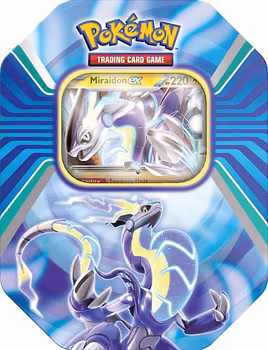 [BESTILLINGSVARE] – Pokémon TCG: Paldea Legends Collector's Tin – Miraidon ex