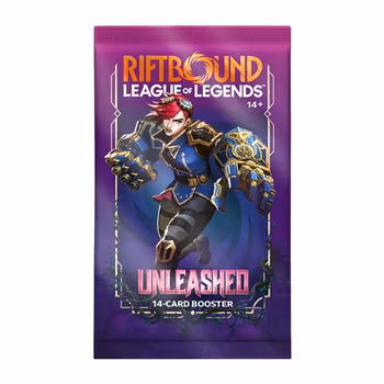 [BESTILLINGSVARE] – Riftbound: League of Legends TCG: Set 03: Unleashed – Booster Pack