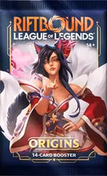 [BESTILLINGSVARE] – Riftbound: League of Legends TCG: Set 01: Origins – Booster Pack