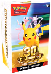 [KOMMER SNART] – Pokémon Booster Pakke: 30th Celebration – Booster Bundle (6 Boosters)