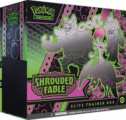 [Bestillingsvare] – Pokémon Scarlet & Violet: Shrouded Fable – Elite Trainer Box (ETB) (Pecharunt)