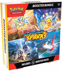 [BESTILLINGSVARE] – Pokémon TCG: Surging Sparks Booster Bundle (Wide) – 6 Boosters