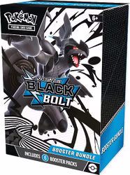[BESTILLINGSVARE] – Pokémon S&V: Black Bolt Booster Bundle (Box med 6 Boosters)