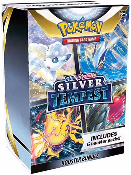 [BESTILLINGSVARE] – Pokémon SWSH12: Silver Tempest Booster Bundle (Box med 6 Boosters)