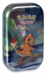 Pokémon TCG: Kanto Friends Mini Tin – Charmander (2 Booster Packs & Art Card)
