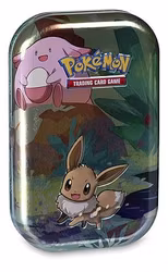 Pokémon TCG: Kanto Friends Mini Tin – Eevee (2 Booster Packs & Art Card)