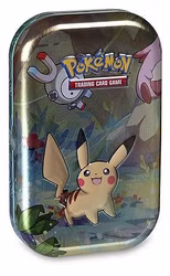 Pokémon TCG: Kanto Friends Mini Tin – Pikachu (2 Booster Packs & Art Card)