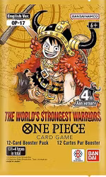 [BESTILLINGSVARE] – One Piece TCG: OP17 The World's Strongest Warriors – Booster Pack