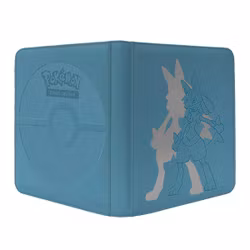​[BESTILLINGSVARE] – Pokémon Elite Series: Lucario 12-Pocket Premium Zippered Pro-Binder (Playset-Kortmappe)