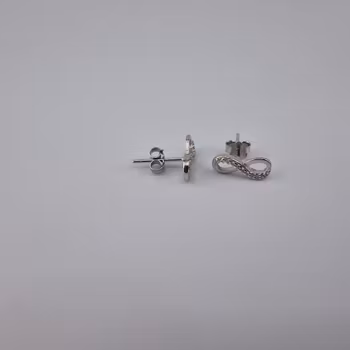 Infinity örhänge Silver Smycken 1.0 x 1.1 cm