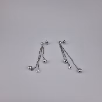Långa örhänge Silver Smycken 6.0 cm