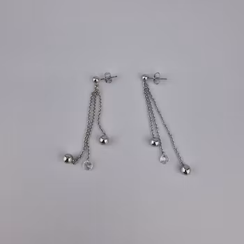 Långa örhänge Silver Smycken 6.0 cm