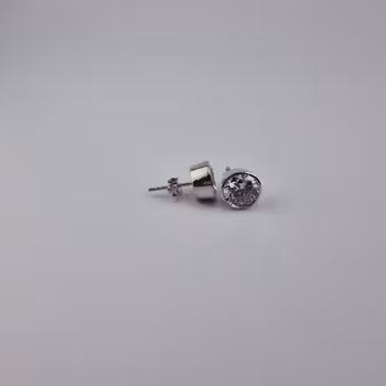 Ring örhänge Silver Smycken 1.2 x 0.3 cm