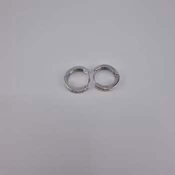 Ring örhänge Silver Smycken 1.2 x 0.3 cm