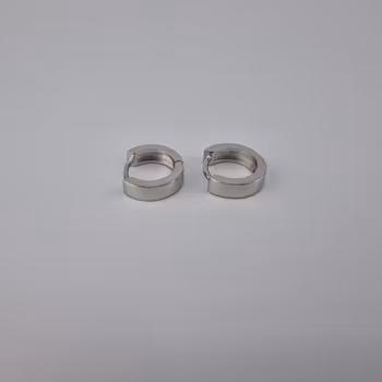 Ring Örhänge Silver Smycken 1.3 x 0.3 cm