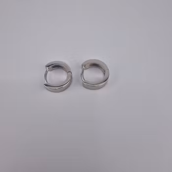 Ring Örhänge Silver Smycken 1.3 x 0.3 cm