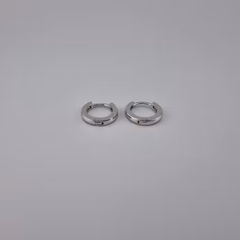 Ring örhänge Silver Smycken 1.2 x 0.2 cm