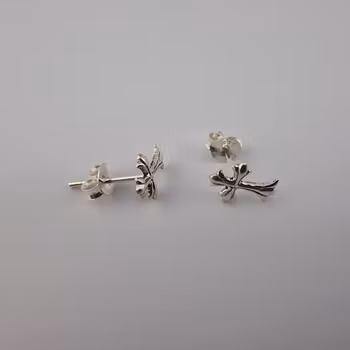 Kors örhänge Silver Smycken 0.9 x 0.6 cm