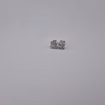 Enkel örhänge Silver Smycken 0.6 x 0.6 cm