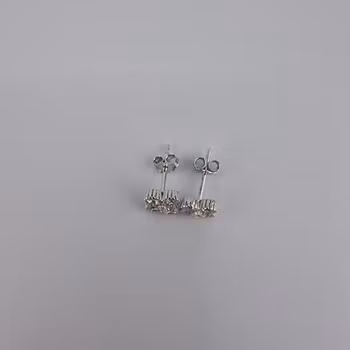 Enkel örhänge Silver Smycken 0.6 x 0.6 cm