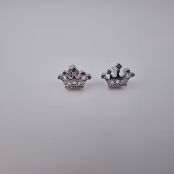 Kronan örhänge Silver Smycken 0.8 x 1.0 cm