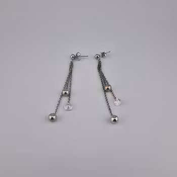 Långa örhänge Silver Smycken 6.0 cm